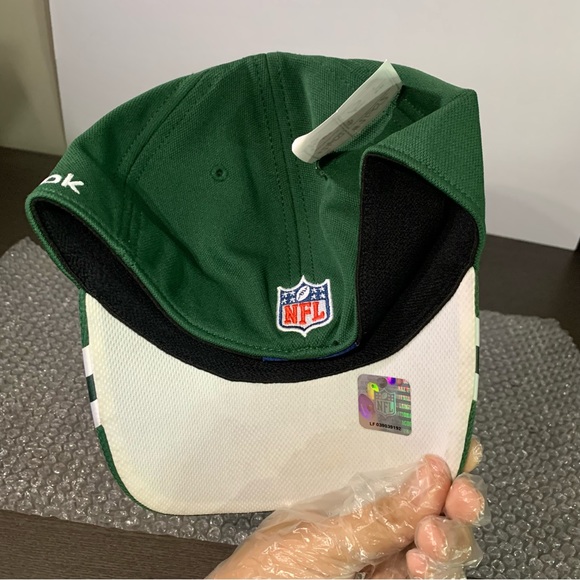 Vintage NFL Reebok NY Jets On-Field Hat Size S/M New Green Retro - Picture 4 of 6